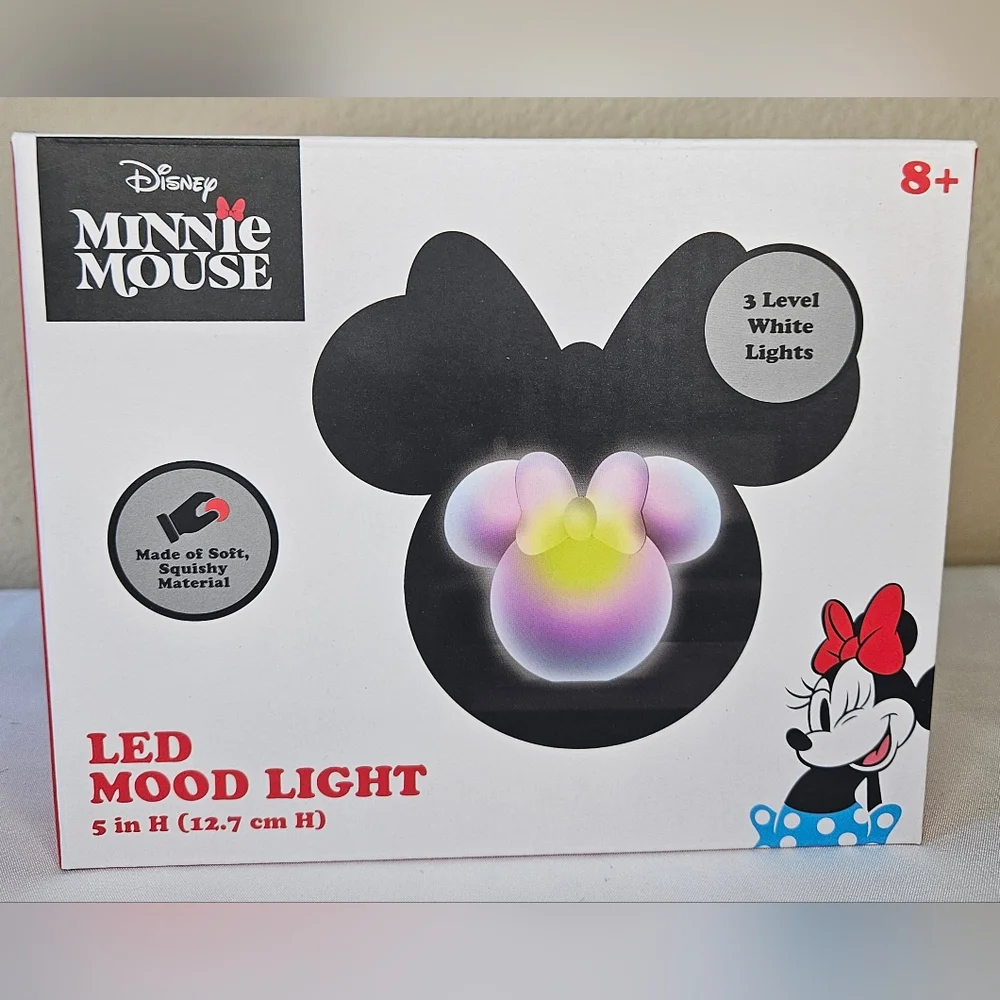 Disney Minnie Mouse Color Changing LED Mood Light NIB
